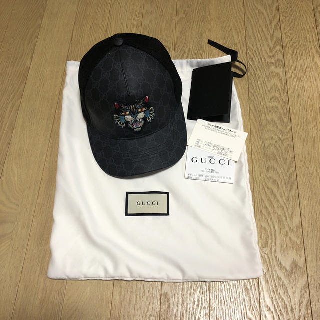 Gucci(グッチ)のGUCCI　グッチ　キャップ　アングリーキャット　Mサイズ　 メンズの帽子(キャップ)の商品写真