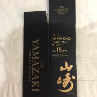 サントリー(サントリー)のサントリー山崎18年  カートンのみ(ウイスキー)