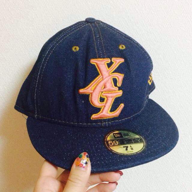 X-girl(エックスガール)のX-girl デニムキャップ レディースの帽子(キャップ)の商品写真