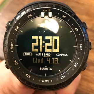 スント(SUUNTO)のSUUNTO CORE  スント コア オールブラック(腕時計(デジタル))