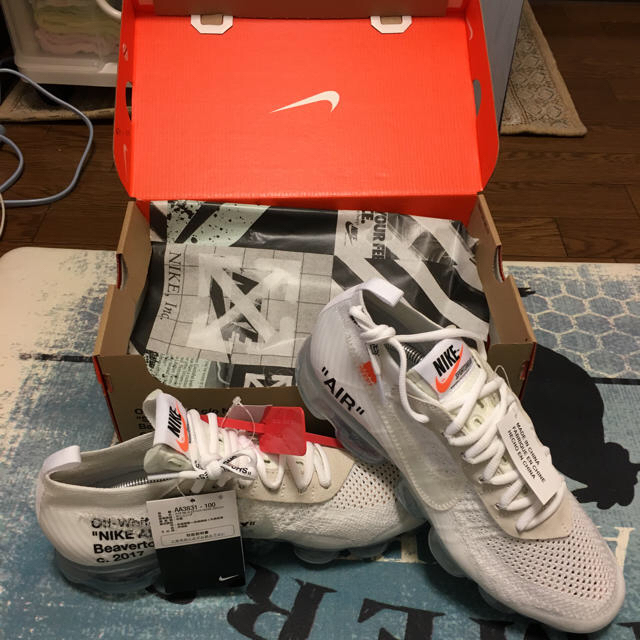 Nike offwhite the ten vapormax 新品 US9