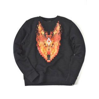 マルセロブロン(MARCELO BURLON)の14SS　マルセロバーロン　スウェット　L　ウルフ(スウェット)