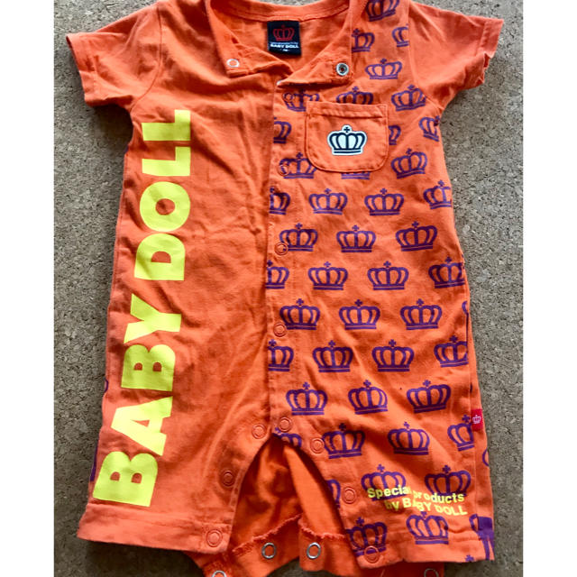 BABYDOLL(ベビードール)のロンパース ミッキー キッズ/ベビー/マタニティのベビー服(~85cm)(ロンパース)の商品写真