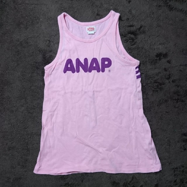 ANAP Kids(アナップキッズ)の★ANAP＊タンクトップ＊ピンク＊120㎝ キッズ/ベビー/マタニティのキッズ服女の子用(90cm~)(Tシャツ/カットソー)の商品写真