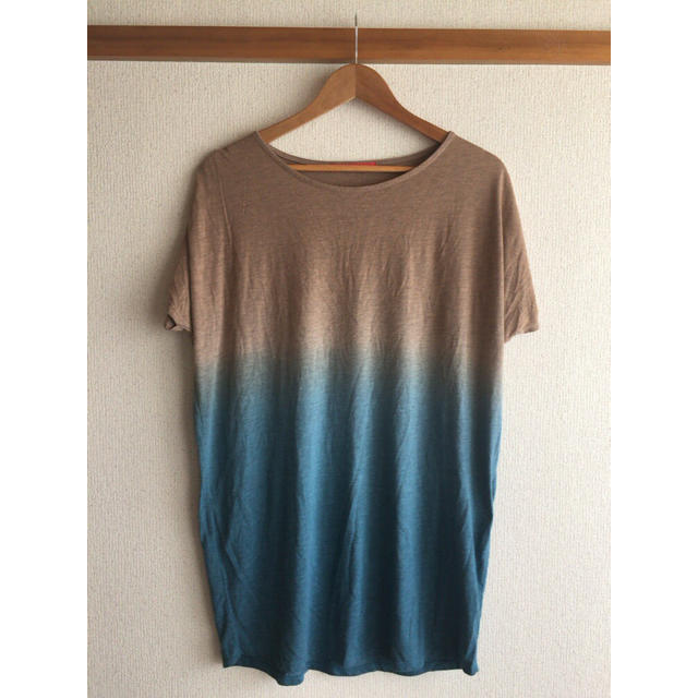 Design Tshirts Store graniph(グラニフ)のgroniph チュニック丈 Tシャツ レディースのトップス(Tシャツ(半袖/袖なし))の商品写真