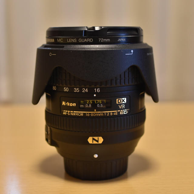【送料無料】 Nikon ED 1:2.8-4E 16-80mm NIKKOR AF-S - レンズ(ズーム)