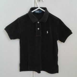 ポロラルフローレン(POLO RALPH LAUREN)のPOLO  半袖ポロシャツ　100㎝　タオル地Tシャツ　黒ポロシャツ(Tシャツ/カットソー)