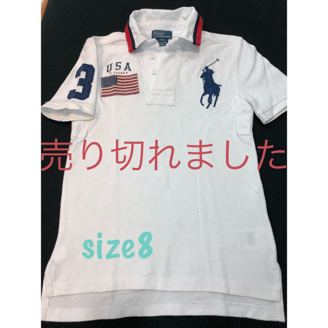 ラルフローレン、ポロシャツ、size8キッズ服男の子用(90cm~)