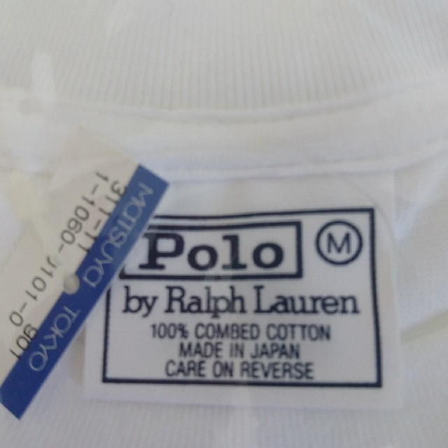 POLO RALPH LAUREN(ポロラルフローレン)のPOLO RALPH LAUREN、メンズ、白T、新品未使用 メンズのトップス(Tシャツ/カットソー(半袖/袖なし))の商品写真