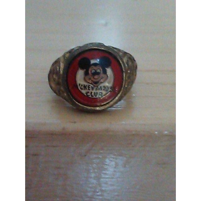 Disney(ディズニー)のミッキーマウスクラブ　リング　指輪　1960年代　アンティーク　ビンテージ　　 レディースのアクセサリー(リング(指輪))の商品写真