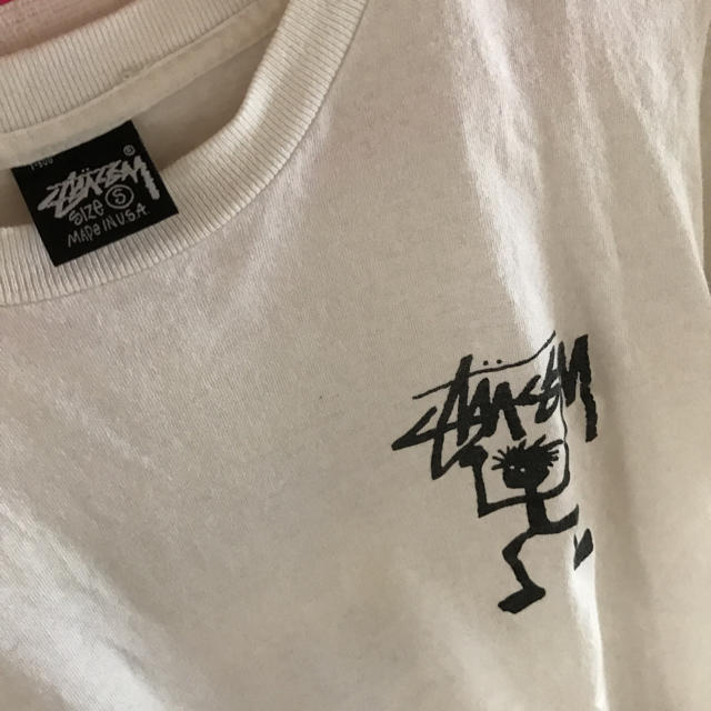 STUSSY(ステューシー)のstussy t-shirt レア レディースのトップス(Tシャツ(半袖/袖なし))の商品写真