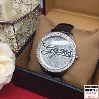 ゲス(GUESS)のGUESS Leather ウォッチ 腕時計 Ladies Watch(腕時計)