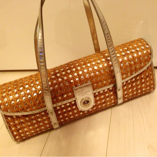 kate spade NEW YORK - 送料込最終値下！ケイトスペードかごバッグ