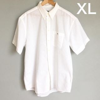 ラコステ(LACOSTE)の【メンズ】ラコステ XL ボタンダウンシャツ 白(シャツ)