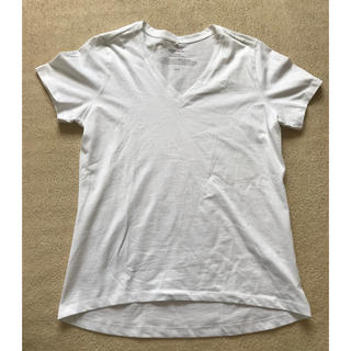 アズールバイマウジー(AZUL by moussy)のAZUL BY MOUSSY ＶネックT ホワイト(Tシャツ(半袖/袖なし))