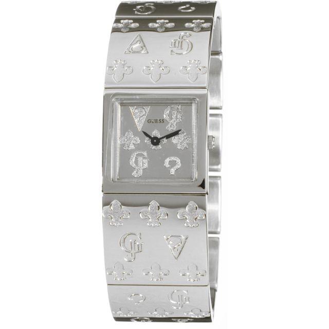 GUESS G Lustre Silver バングル ウォッチ 腕時計クォーツ