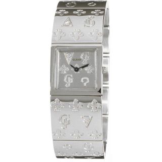 ゲス(GUESS)のGUESS G Lustre Silver バングル ウォッチ 腕時計(腕時計)