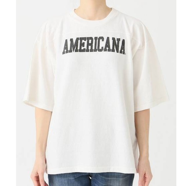 DEUXIEME CLASSE(ドゥーズィエムクラス)のAMERICANA Tシャツ 6／3まで レディースのトップス(Tシャツ(半袖/袖なし))の商品写真