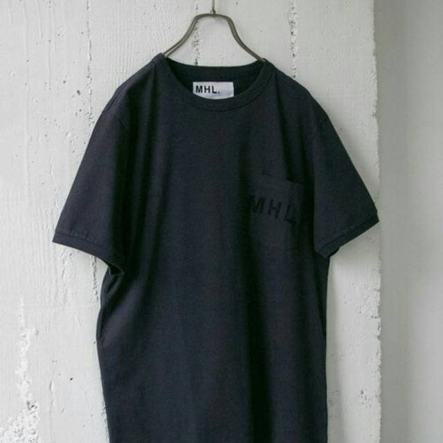 MARGARET HOWELL(マーガレットハウエル)のMHL ×アーバンリサーチ　ロゴTｼｬﾂ  ネイビー メンズのトップス(Tシャツ/カットソー(半袖/袖なし))の商品写真