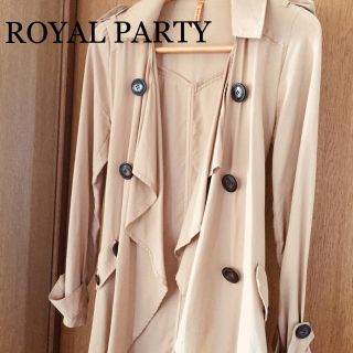 ロイヤルパーティー(ROYAL PARTY)のROYAL PARTY  ドレープトレンチコート(トレンチコート)