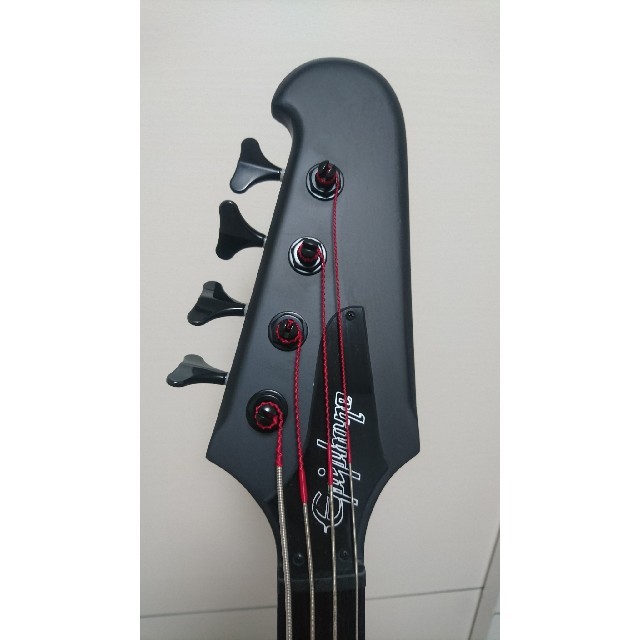 Epiphone(エピフォン)のGoth Thunderbird-IV Bass Pitch Black 楽器のベース(エレキベース)の商品写真