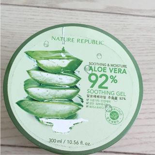 ネイチャーリパブリック(NATURE REPUBLIC)の新品未開封♡アロエベラ92% NATURE  REPUBLIC パック付き♬(ボディクリーム)