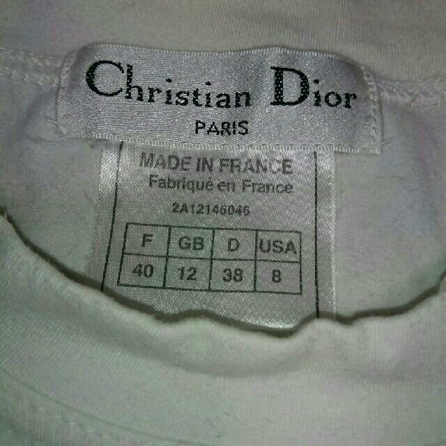 Christian Dior(クリスチャンディオール)のChristian  Dior  カットソー レディースのトップス(Tシャツ(半袖/袖なし))の商品写真