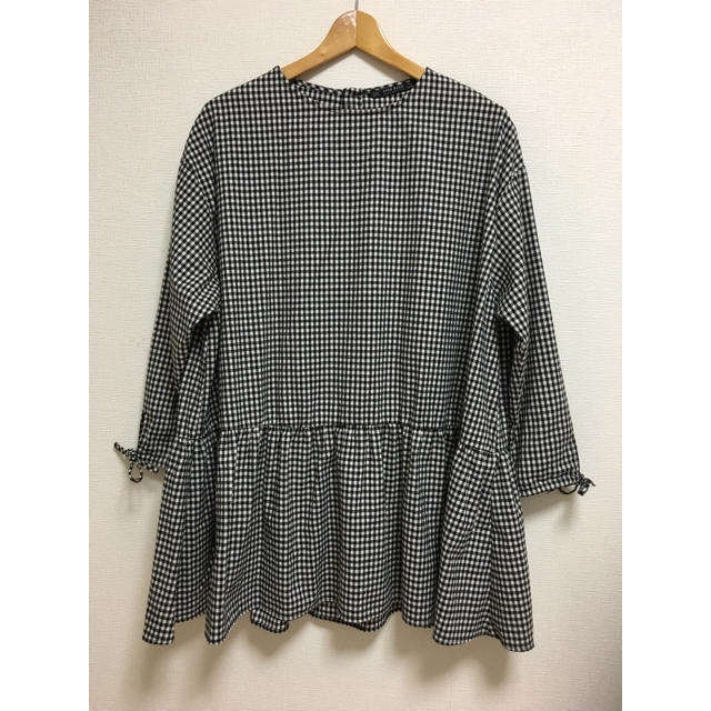 ZARA(ザラ)の☆¥2000均一☆ZARA ギンガムチェック ワンピース 新品未使用 レディースのワンピース(ひざ丈ワンピース)の商品写真