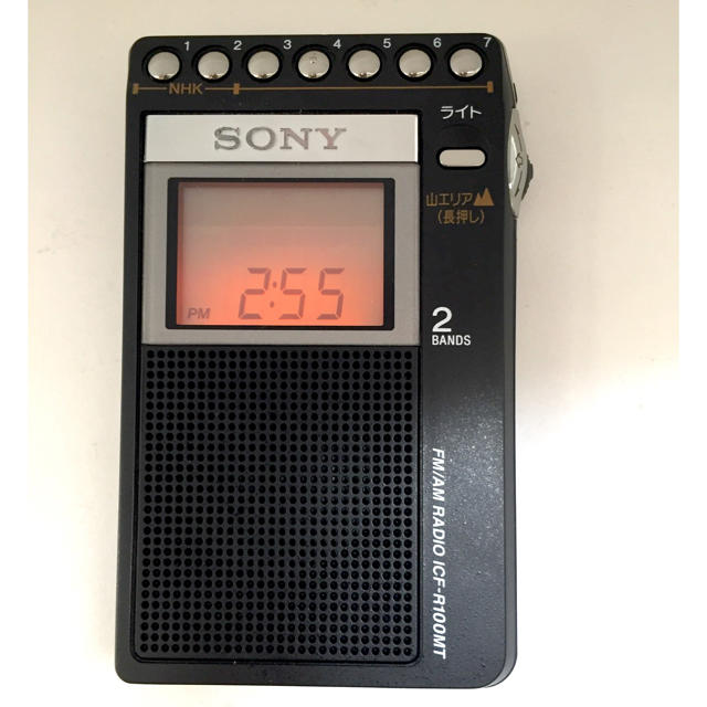 【美品】 SONY 山ラジオ FM/AM ICF-R100MT | フリマアプリ ラクマ