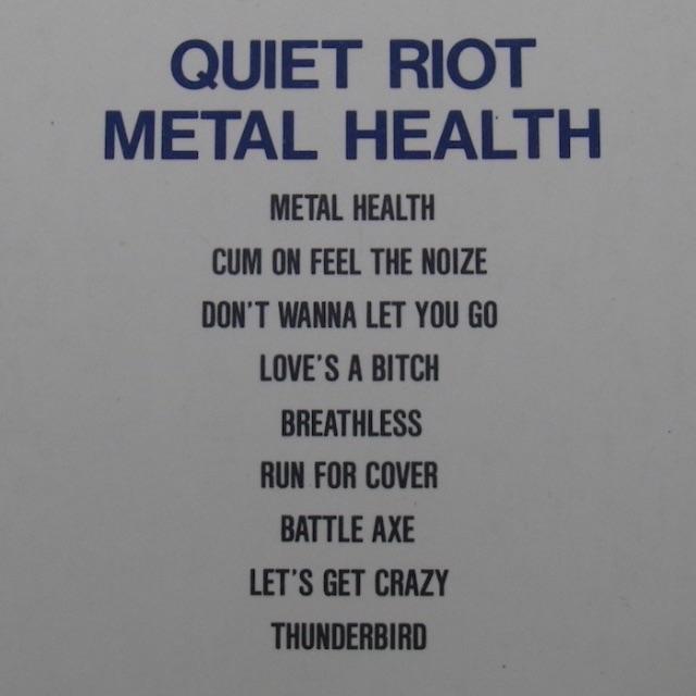 QUIET RIOT "METAL HEALTH" バンドスコア 楽器のスコア/楽譜(その他)の商品写真