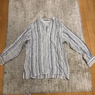 エルメス(HERMES)の【美品、正規品】エルメス 麻シャツ メンズM(シャツ)