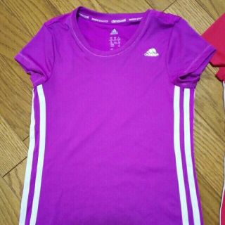 アディダス(adidas)の美品！女の子adidas  Tシャツ 2枚(Tシャツ/カットソー)