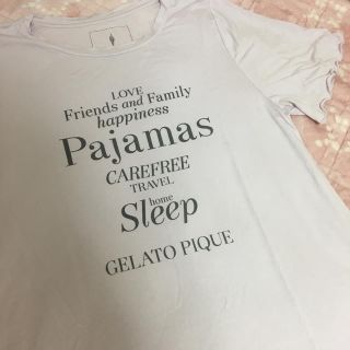 ジェラートピケ(gelato pique)のgelato pique レーヨンロゴTee(ルームウェア)