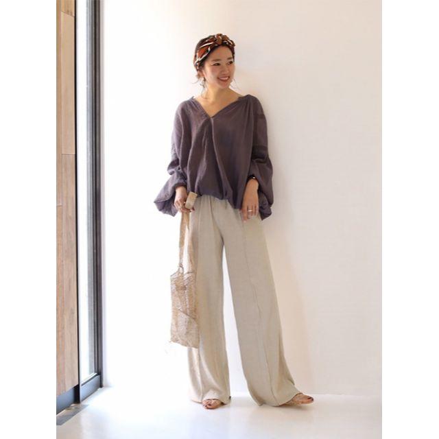 【新品】TODAYFUL Linen Gather パンツ