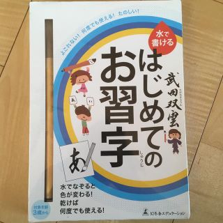 新品★武田双雲★水で書けるはじめてのお習字★(知育玩具)