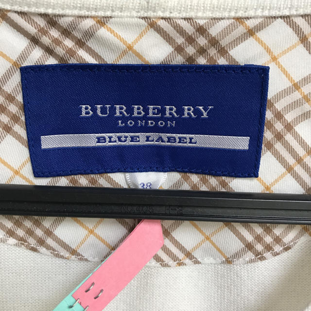 BURBERRY BLUE LABEL(バーバリーブルーレーベル)のバーバリー 綿ジャケット レディースのジャケット/アウター(ノーカラージャケット)の商品写真