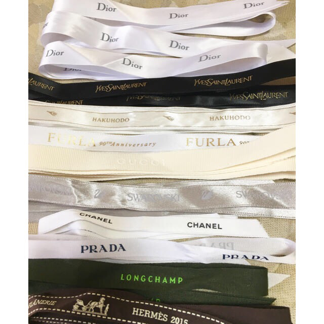 Dior(ディオール)のブランドショップリボン13本 レディースのレディース その他(その他)の商品写真