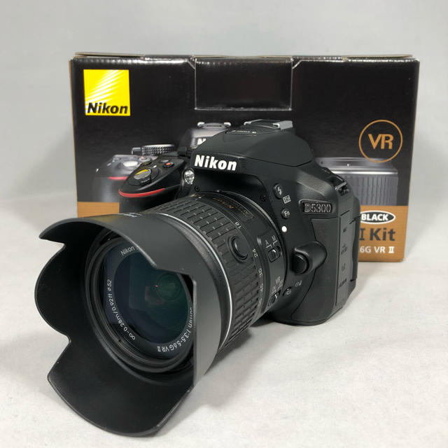 スマホ/家電/カメラNikon D5300 18-55 VRⅡ KIT 使用回数 少 美品オマケ付き