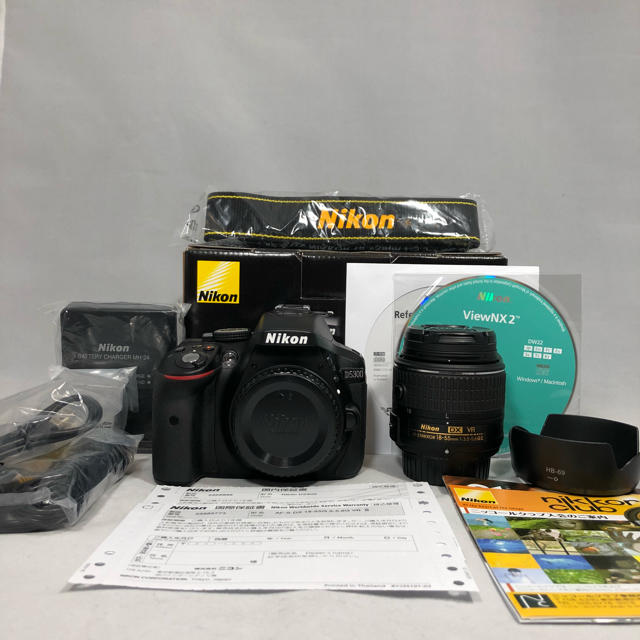 Nikon D5300 18-55 VRⅡ KIT 使用回数 少 美品オマケ付き