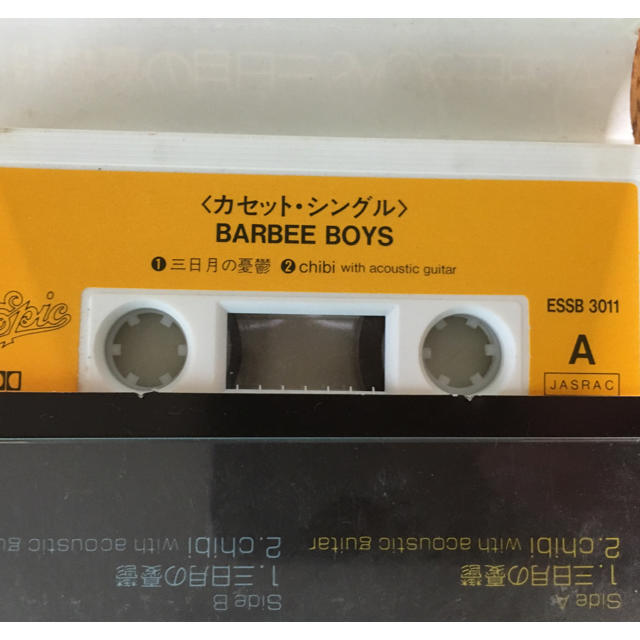 SONY(ソニー)のレア！大人気！カセットテープ！BARBEEBOYRS''三日月の憂鬱" エンタメ/ホビーのコレクション(その他)の商品写真