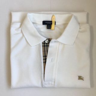 バーバリー(BURBERRY)の【美品】バーバリー ロンドン＊メンズ 半袖ポロシャツ M サイズ(ポロシャツ)