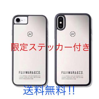 フラグメント(FRAGMENT)の[限定ステッカー付]FUJIWARA &CO iPhone 6/7/8ケース(iPhoneケース)