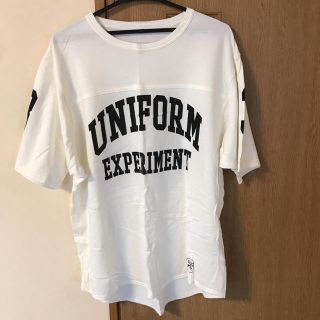 ユニフォームエクスペリメント(uniform experiment)のuniform experiment サイズ4 白(Tシャツ/カットソー(半袖/袖なし))