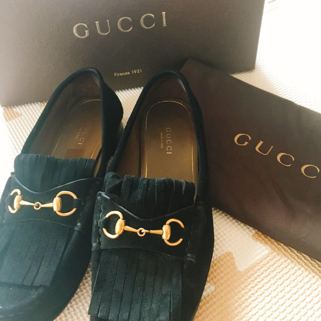 Gucci(グッチ)のGUCCIホースビットローファー レディースの靴/シューズ(ローファー/革靴)の商品写真