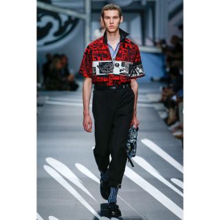 プラダ(PRADA)のサイズXS レア  2018ss プラダ 半袖シャツ 18ss クレリックシャツ(シャツ)