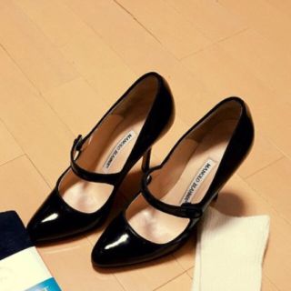 マノロブラニク(MANOLO BLAHNIK)の(8/5までのお値段)マノロブラニク メリージェーン パンプス (ハイヒール/パンプス)