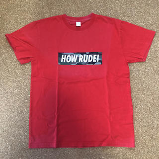 スピンズ(SPINNS)のロゴTシャツ 赤(Tシャツ(半袖/袖なし))