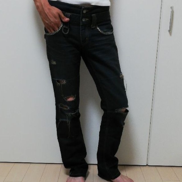 格安販売の Roen Roenダメージ▫ジーンズ - デニム+ジーンズ