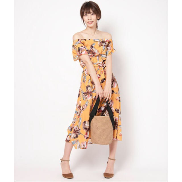 LAYMEE(レイミー)の専用 Mill flower onepiece   LAYMEE レディースのワンピース(ロングワンピース/マキシワンピース)の商品写真