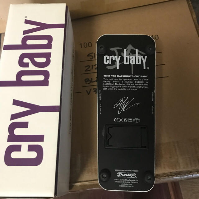 TM TAK cry baby B'z 松本孝弘 ワウペダル 高価値セリー 円 www